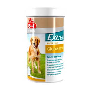 8 в 1 Exel Glucosamine витамины для собак с глюкозамином 110 шт 660890