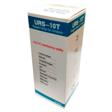 Тест-смужки для аналізу сечі URS-10T 100 шт в упаковці