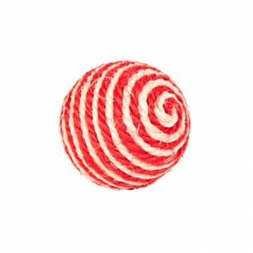 Когтеточка мячик из сизаля 6,5 см FOX NT285