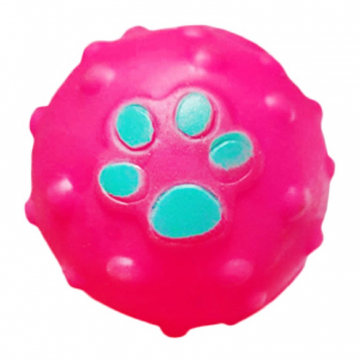 Іграшка для собак м'яч вініловий з лапкою 6 см FOX FS-0033