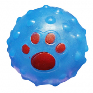 Іграшка для собак м'яч вініл з лапкою 8 см FOX FS-0034