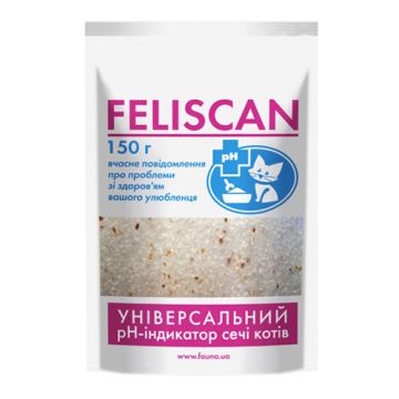 Фелискан FELISCAN рН-индикатор урологических заболеваний котов 150 гр Фауна Украина