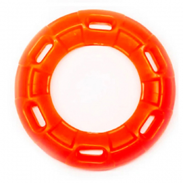 Игрушка для собак Кольцо с 6 сторонами оранжевое с запахом ванили 12 см FOX TF-030