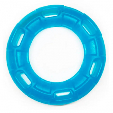 Игрушка для собак Кольцо с 6 сторонами синее с запахом ванили 12 см FOX TF-028