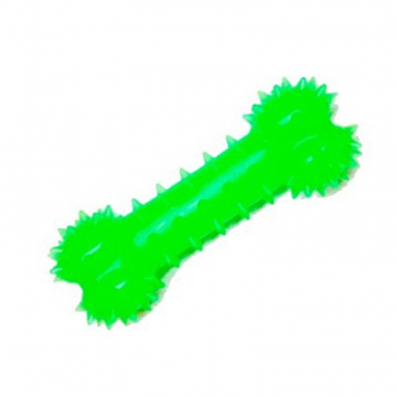 Игрушка для собак Косточка зеленая с запахом ванили 12 см FOX TF-009