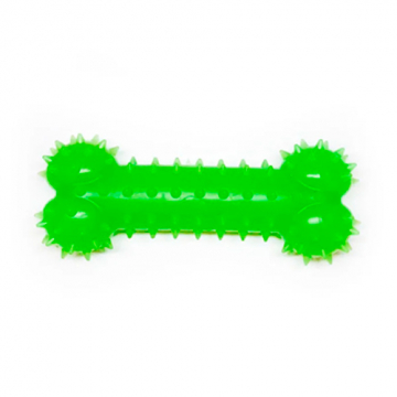 Іграшка для собак Кісточка зелена з запахом ванілі 15 см FOX TF-014