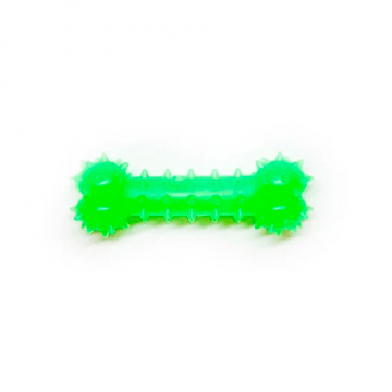 Іграшка для собак Кісточка зелена з запахом ванілі 8 см FOX TF-004