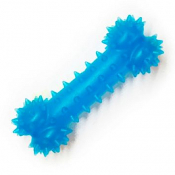Игрушка для собак Косточка синяя с запахом ванили 12 см FOX TF-008
