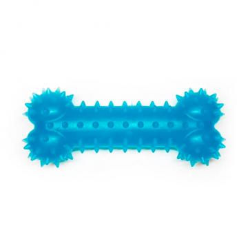 Іграшка для собак Кісточка синя з запахом ванілі 15 см FOX TF-013