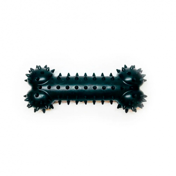 Іграшка для собак Кісточка чорна з запахом ванілі 12 см FOX TF-006