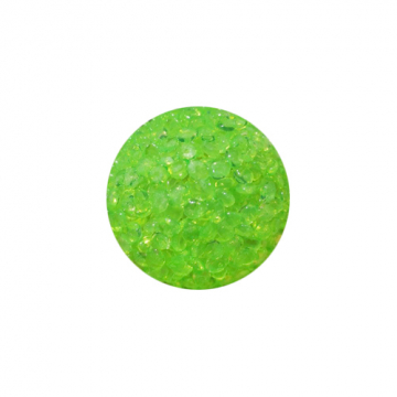 Іграшка для котів м'яч гліцериновий зелений з бубонцем 4 см FOX XWT001-5
