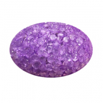 Іграшка для котів яйце гліцеринове фіолетове з бубонцем 3 * 4,5 см FOX XWT002-4