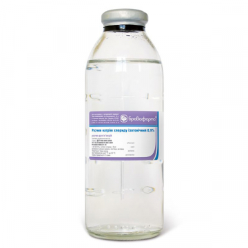 Натрия хлорид 0,9% раствор 250 мл Бровафарма