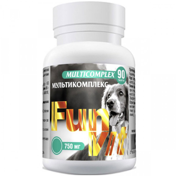 Витамины для собак MULTICOMPLEX  90 таблеток FunVit