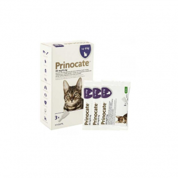 Prinocate краплі від паразитів для кішок від 4 до 8 кг 0,8мл 1 піпетка KRKA