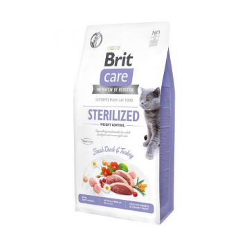 Корм для котов Брит контроль веса д/стерилизованных Brit Care Cat GF Sterilized Weight Contro 0,4кг