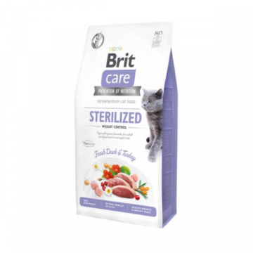 Корм для котов Брит контроль веса д/стерилизованных Brit Care Cat GF Sterilized Weight Contro 2кг
