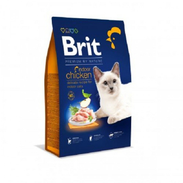 Сухой корм для котов Брит живущих в помещении Brit Premium Cat Indoor 1,5 кг