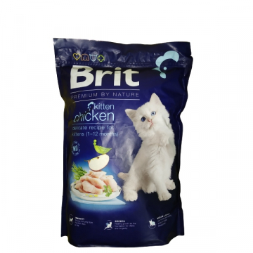 Сухой корм для котят 1-12 мес Брит Brit Premium Cat Kitten 1,5 кг