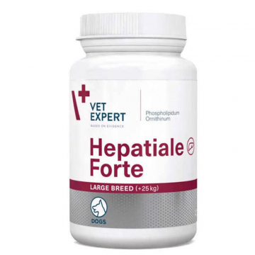 Гепатиале Форте VetExper Hepatiale Forte для собак более 25кг  Ветэксперт 40 капсул