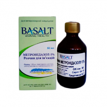 Метронидазол 5% 50 мл Базальт