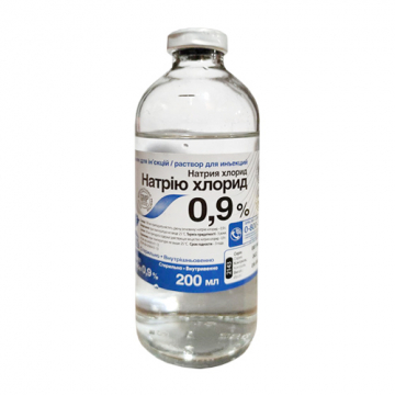 Натрия хлорид раствор 0,9% 200 мл O.L.KAR