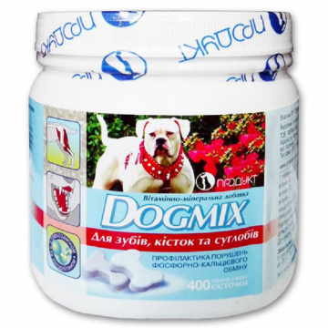 Догмикс витамины для собак для зубов, костей и суставов №400 таблеток Продукт