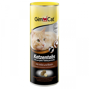 Витамины для кошек GimCat Джимкет дичь и биотин 710 шт 425г