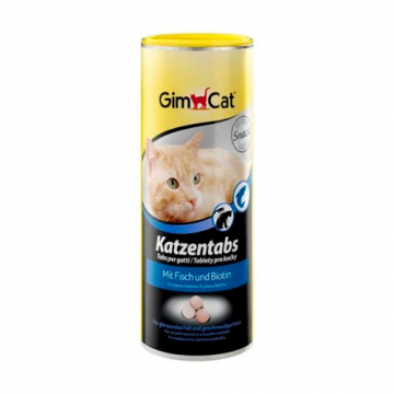 Витамины для кошек GimCat Джимкет рыба и биотин 710 шт 425г