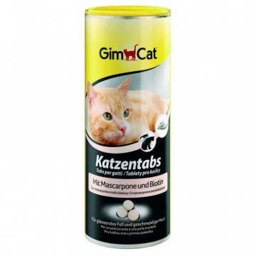 Витамины для кошек GimCat Джимкет сыр маскарпоне и биотин 710 шт 425г
